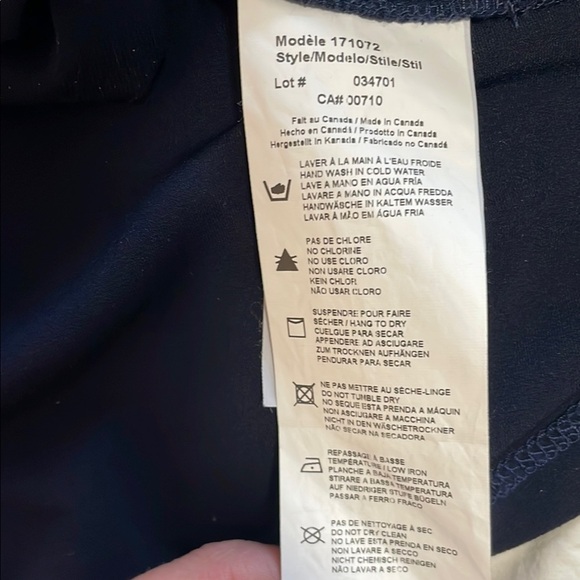 Joseph Ribkoff Navy Blue Sleeveless Tunic / Mini Dress with Zipper & Pockets - Picture 11 of 12